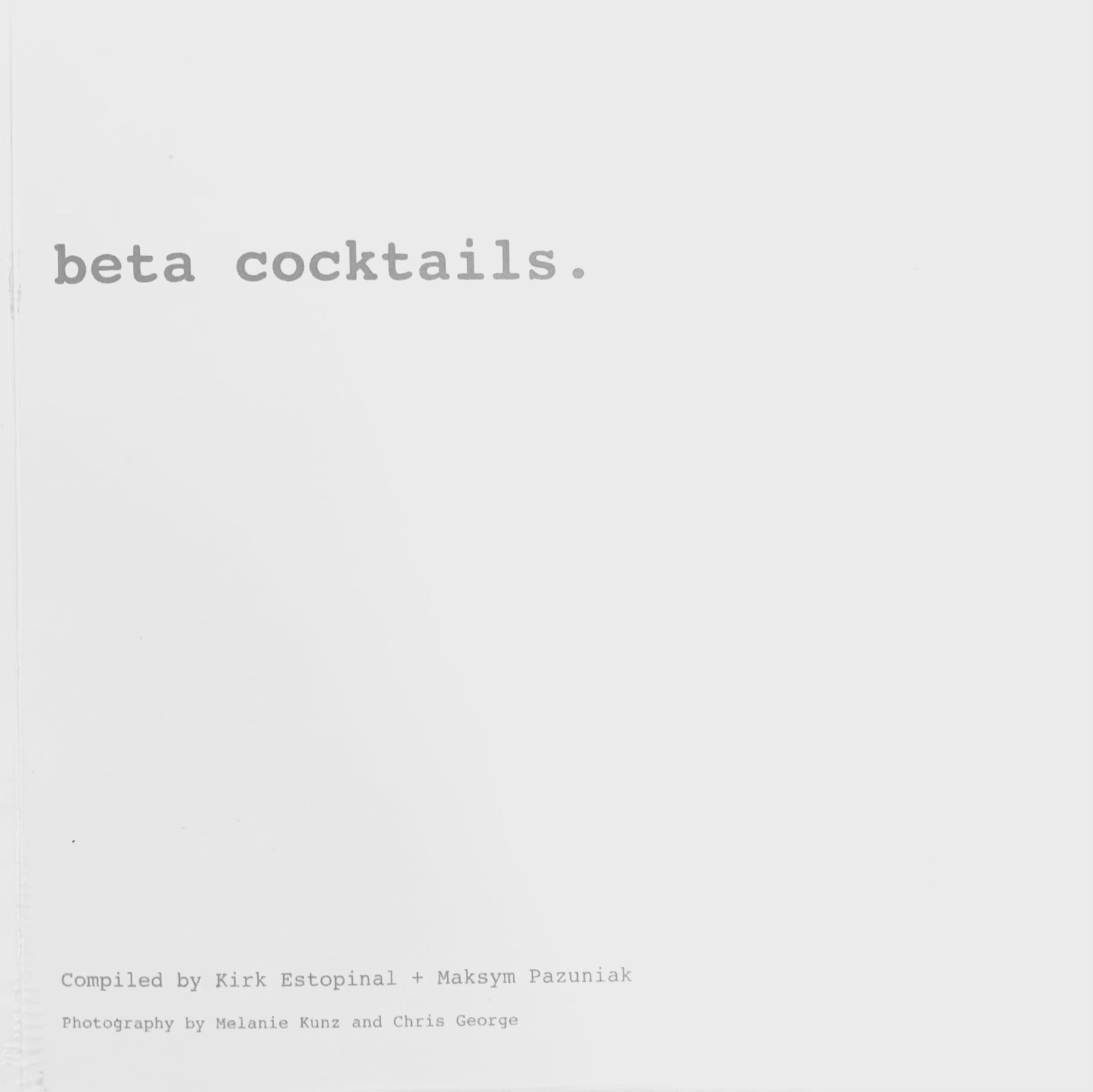 Beta Cocktails